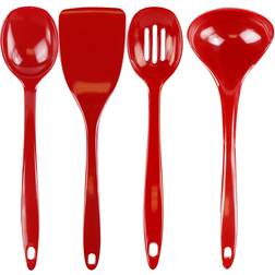 Reston Lloyd Calypso Basics Melamine Utensil Set, 4-Piece, Red Mestolo da Cucina