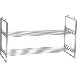 Household Essentials Stackable 2-Tier Shoe Rack