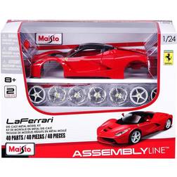 Maisto 39129 – 1:24 byggsats LaFerrari, svart/röd