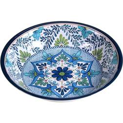 Certified International Melamine Talavera 22Oz Set Of 6 All Purpose Serving Bowl 6pcs