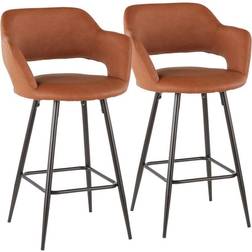 Lumisource Margarite Collection B25-MARGBK+BN2 Bar Stool 2