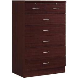 Hodedah Jumbo Dresser Chest of Drawer 31.5x48"