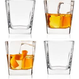 True Square Double Old Fashioned Whiskey Glass