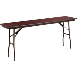 Flash Furniture Floyd 6-Foot High Pressure Mahogany Laminate Folding Training Bar Table