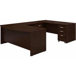 Bush Business Series C Package Executive U-Shaped Bowfront Writing Desk