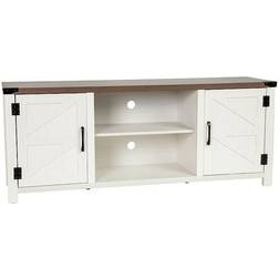 Flash Furniture Ayrith Modern Farmhouse TV Bench