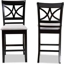 Baxton Studio Chandler Pub Bar Stool