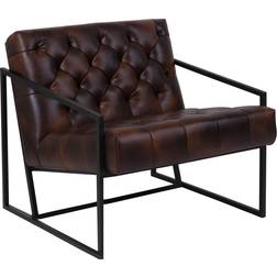 Flash Furniture HERCULES Madison Series Bomber Jacket Armchair