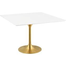 modway Lippa Collection EEI-3230-GLD-WHI Dining Table