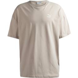 Puma T-shirt Classics Oversized Beige Grå