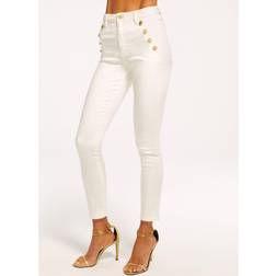 Ramy Brook Helena High-Rise Skinny Jean - White