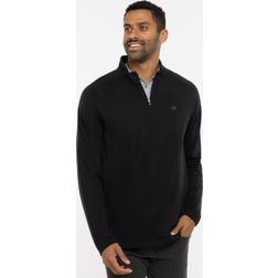 Travismathew Upgraded 1/2 Zip Golf Sweater - Black