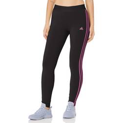 Adidas Women's Essentials 3-Stripes Leggings Plus Size - Black/Semi Pulse Lilac