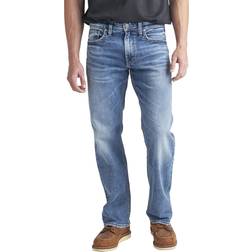 Silver Jeans Zac Relaxed Fit Straight Leg Indigo x