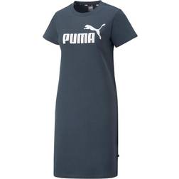 Puma Abito con Logo Essentials Vestito - Blu Notte