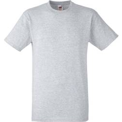 Fruit of the Loom Men's Heavy Weight Belcoro Short Sleeve T-shirt - Heather Grey