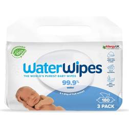 WaterWipes Plastic-Free Wet Wipes 180pcs