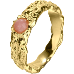 Aqua Dulce Mila Ring - Gold/Opal