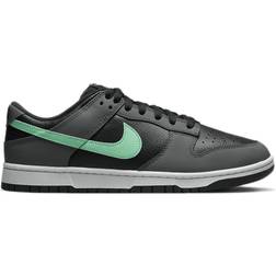 NIKE Dunk Low M - Black/Dark Grey/Green Glow/White