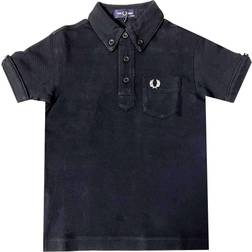 Fred Perry SY1503 Kids Black Polo Shirt