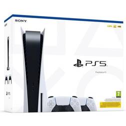 Sony PlayStation 5 PS5 Blu-ray Edition Console with Two Controllers (EU Plug)