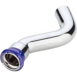 Altech Kopparpress Förkromad 15 mm S-böj Muff/Slätända Press M-profil