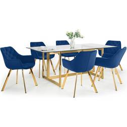 Julian Bowen Set Of 2 Lorenzo Kitchen Chair