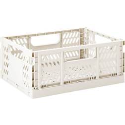 3 Sprouts Modern Folding Crate Medium Cream