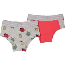 Geggamoja Hipsters 2-pack 134/140 Röd