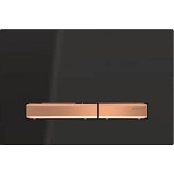 Geberit Sigma50 Betätigungsplatte Rotgold Schwarz