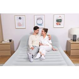 Bestway luftmadras med indbygget pumpe 226x152x84 cm