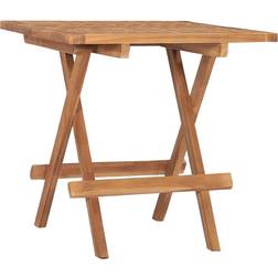 vidaXL Solid Teak Folding Garden Bistro Pub