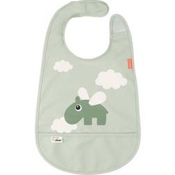 Done By Deer Velcro Bib Happy Clouds Green