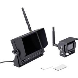 Midland Truck Guardian PRO Wireless reversing camera system 4 cameras, Distance scale lines, IR add-on light, built-in microphone Fixed mount, Screw mount Black