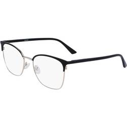 Calvin Klein CK22119 002 53-18 Brillengestell inkl. Gläser, Damen, Halbrand, Cateye