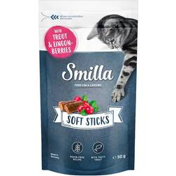 Smilla Soft Sticks Taimen Puolukka 50g