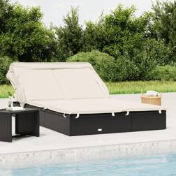 vidaXL 2-Personers Solseng Foldbart Tag 213 x 118 x 97 cm