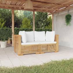 vidaXL Canapés d'Angle de Jardin avec Coussins 2 pcs Canapé Modulaire