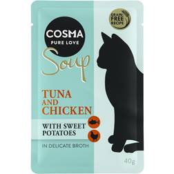 Cosma Soup 12 x 40 g Alimento Umido Per Gatti