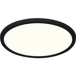 Nordlux Oja Black Ceiling Flush Light 29.4cm