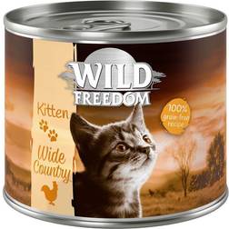 Wild Freedom Wild Freedom Kitten Lattine 12 x 200 g Umido Per Gatto