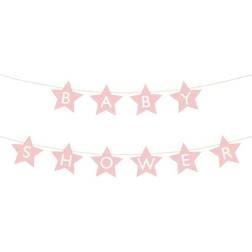 PartyDeco Ghirlanda rosa per baby shower 2,90m