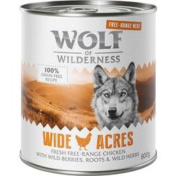 Wolf of Wilderness 24 800 Free Range Meat Wide Chicken