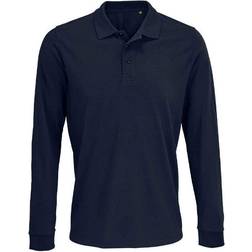 Sol's Prime Pique Long-Sleeved Shirt - French Navy