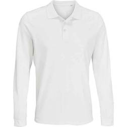 Sol's Prime Pique Long-Sleeved Shirt - White