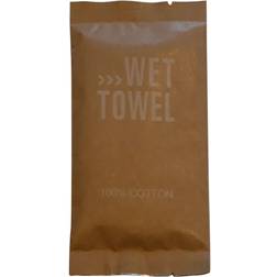Diverse Vådserviet Pure Wet Badehåndklæde Hvid, Brun