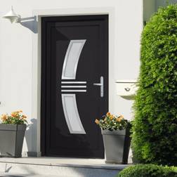 vidaXL Ingresso Antracite 108x208 cm in PVC Porta Esterna (x)