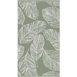Fusion Khaki Matteo Jacquard 550gsm Bath Towel White, Green