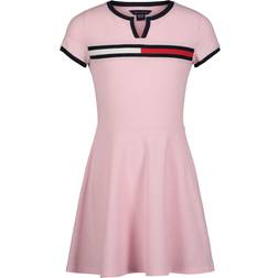 Tommy Hilfiger Girl's Little Kids' Flag Skater Dress Rose Shadow