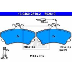 ATE Jeu de Plaquettes de Frein 13.0460-2810.2